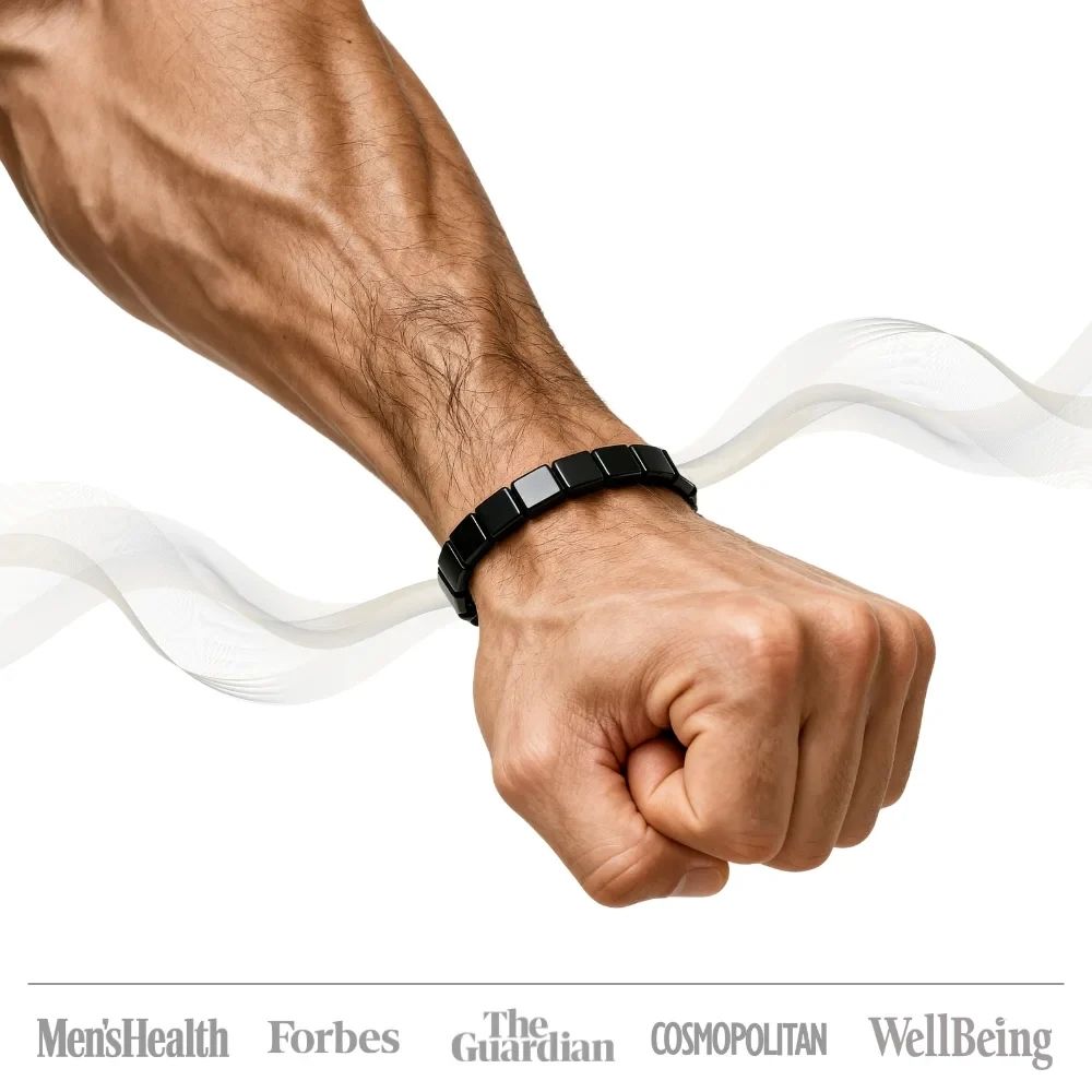 PHOROS®  - Bracelet en hématite : Puissance et force